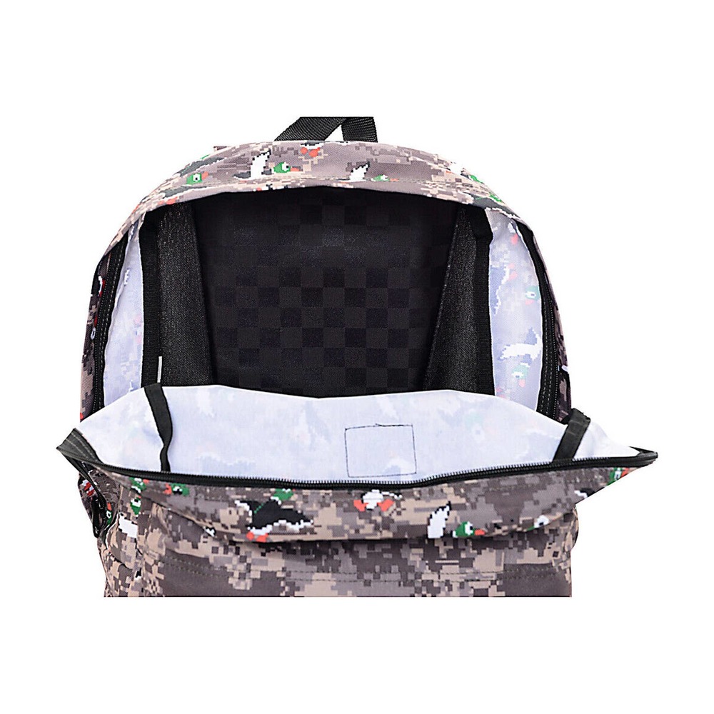 Vans Off The Wall Men's Old Skool II Nintendo Duck Hunt Camo Backpack Bag - Picture 4 of 6